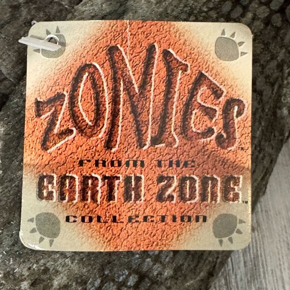 Russ ZONIES Earth Zone Beanie DIMITRI DIMETRODON Dinosaur Vintage Toy Plush 17" - Picture 6 of 10